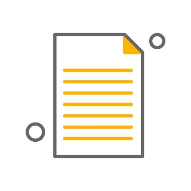 Vektör belgesi Simge illüstrasyonu