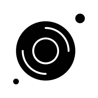 vektör çörek simgesi illüstrasyonu