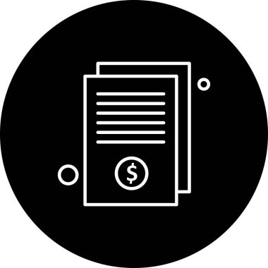 Vektör belgesi Simge illüstrasyonu