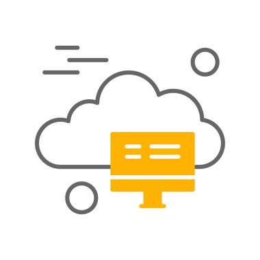 vektör lcd simgesi illüstrasyonu