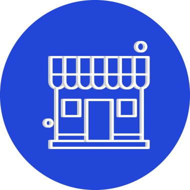 vektör mağaza simgesi çizimi