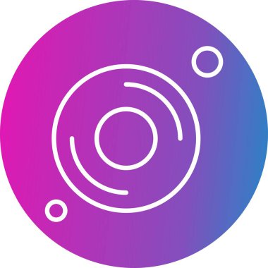 vektör çörek simgesi illüstrasyonu