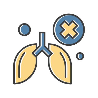 vektör Kanser Simgesi illüstrasyonu