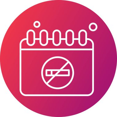 vektör Takvimi Simgesi illüstrasyonu