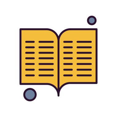   Vektör Defteri Simgesi illüstrasyonu