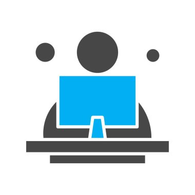 vektör ofisi simgesi illüstrasyonu