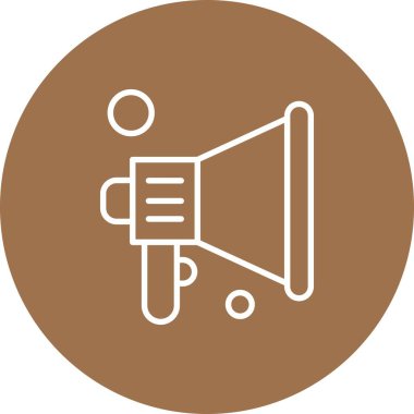 vektör sözcüsü Simgesi illüstrasyonu