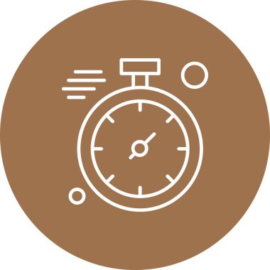 vektör kronometre simgesi illüstrasyonu