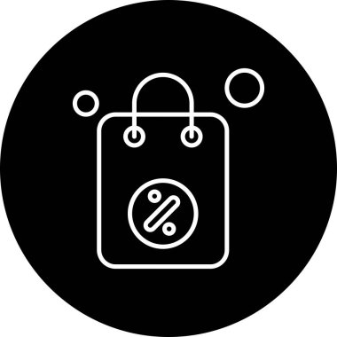 çanta simgesi vektör illüstrasyonu