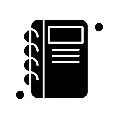 kitap simgesi vektör illüstrasyonu