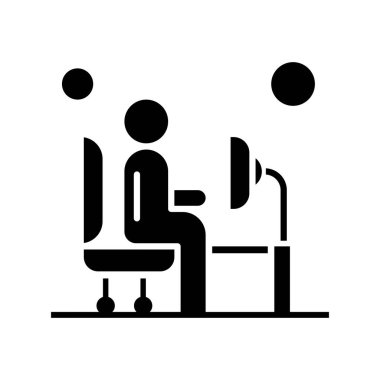 vektör ofisi simgesi illüstrasyonu