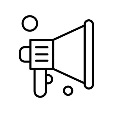 vektör sözcüsü Simgesi illüstrasyonu