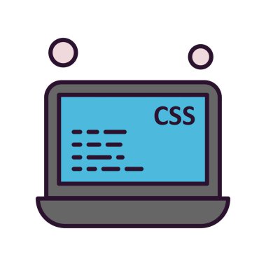 vektör dizüstü simgesi illüstrasyonu