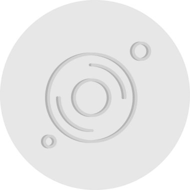 vektör çörek simgesi illüstrasyonu