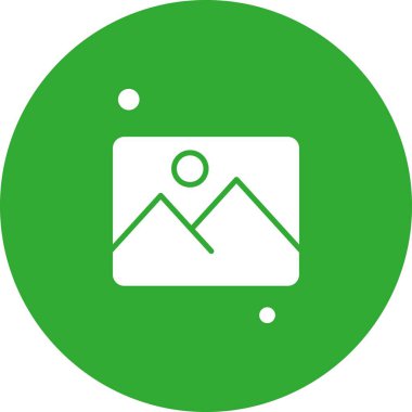 Vektör galerisi simgesi illüstrasyonu