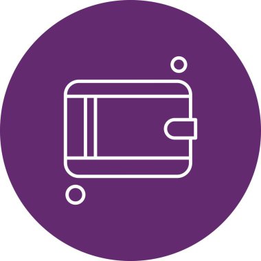 cüzdan ikonu vektör illüstrasyonu