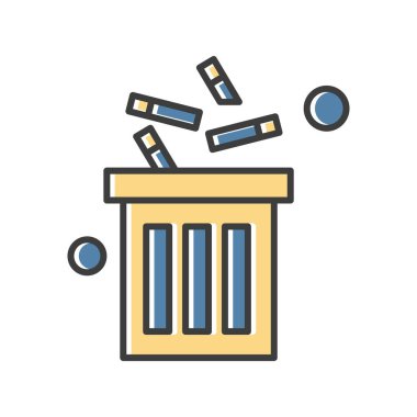  vektör geri dönüşüm simgesi çizimi