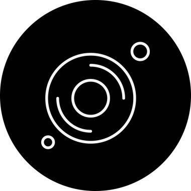 vektör çörek simgesi illüstrasyonu