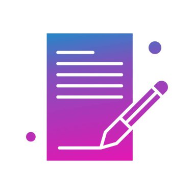 vektör Not simgesi illüstrasyonu