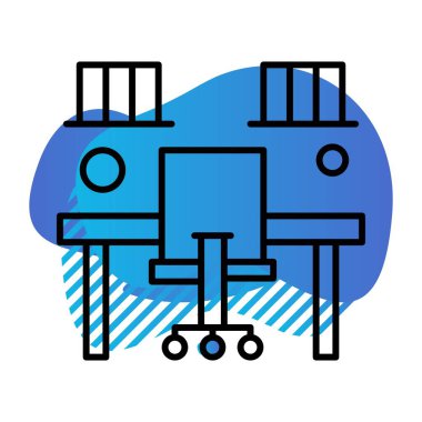 vektör ofisi simgesi illüstrasyonu