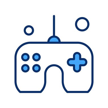  Vektör joystick Simgesi illüstrasyonu