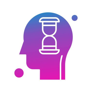 vektör kum saati simgesi illüstrasyonu