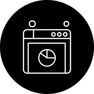 websitesi simgesi vektör illüstrasyonu