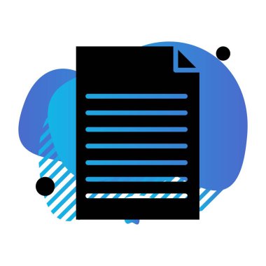 Vektör belgesi Simge illüstrasyonu