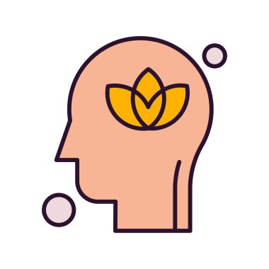 Vektör Çiçeği Simgesi illüstrasyonu