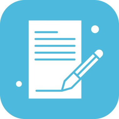 vektör Not simgesi illüstrasyonu