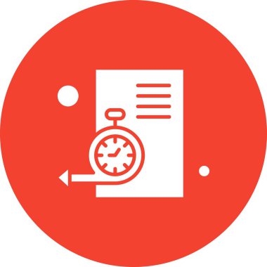 vektör kronometre simgesi illüstrasyonu