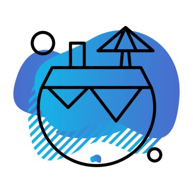 vektör hindistan cevizi suyu ico