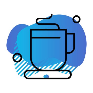  vektör çay simgesi illüstrasyonu