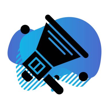 vektör sözcüsü Simgesi illüstrasyonu