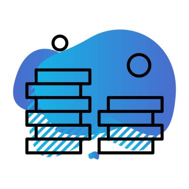 vektör sikkeleri Simge illüstrasyonu