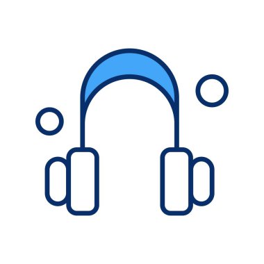 vektör kulaklık simgesi illüstrasyonu