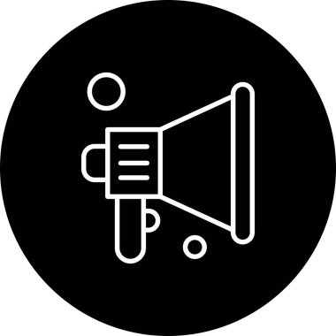 vektör sözcüsü Simgesi illüstrasyonu