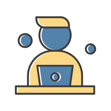 Vektör Avatar Simgesi illüstrasyonu