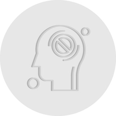 vektör yasaklı simge illüstrasyonu