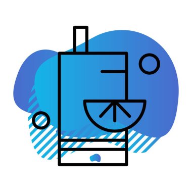 vektör içeceği resimleme