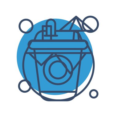 vektör hindistan cevizi suyu ico