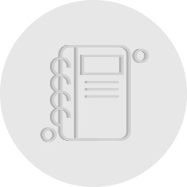 kitap simgesi vektör illüstrasyonu