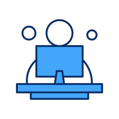 vektör ofisi simgesi illüstrasyonu