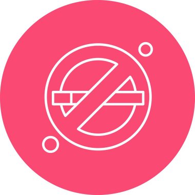 vektör yasaklı simge illüstrasyonu