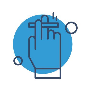  vektör Sigara Simgesi illüstrasyonu