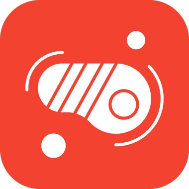 Vektör biftek simgesi illüstrasyonu