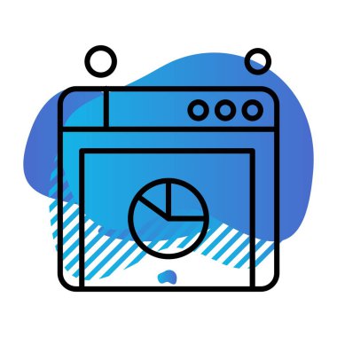 websitesi simgesi vektör illüstrasyonu