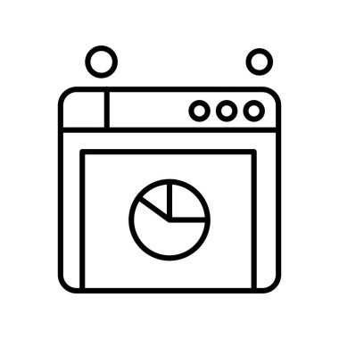 websitesi simgesi vektör illüstrasyonu