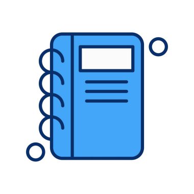 kitap simgesi vektör illüstrasyonu