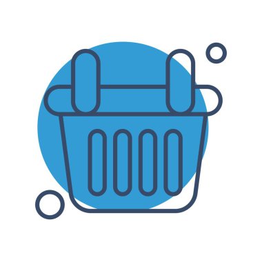 Sepet Simgesi vektör illüstrasyonu
